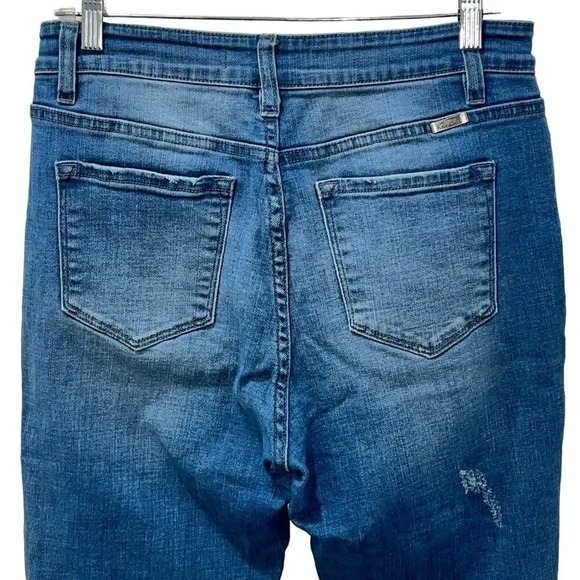 Kancan High Rise Distressed Stretchy Skinny Jeans | Junior’s Size 11 - Picture 4 of 7